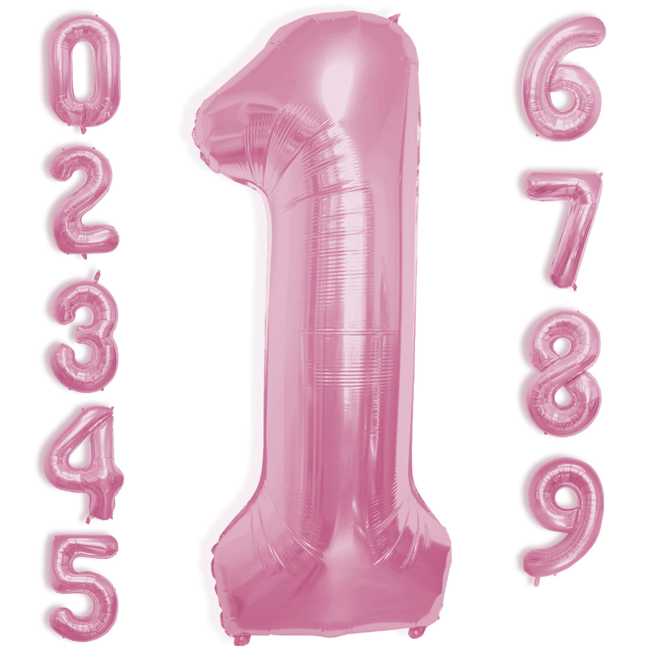 40 Inch Large Pink Number Celebration and Decoration Balloon for Birthday Parties, Graduations, Anniversaries, Weddings, Photo Shoots, Special Events